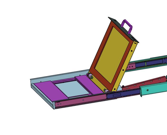机柜抽屉显示器键盘托架