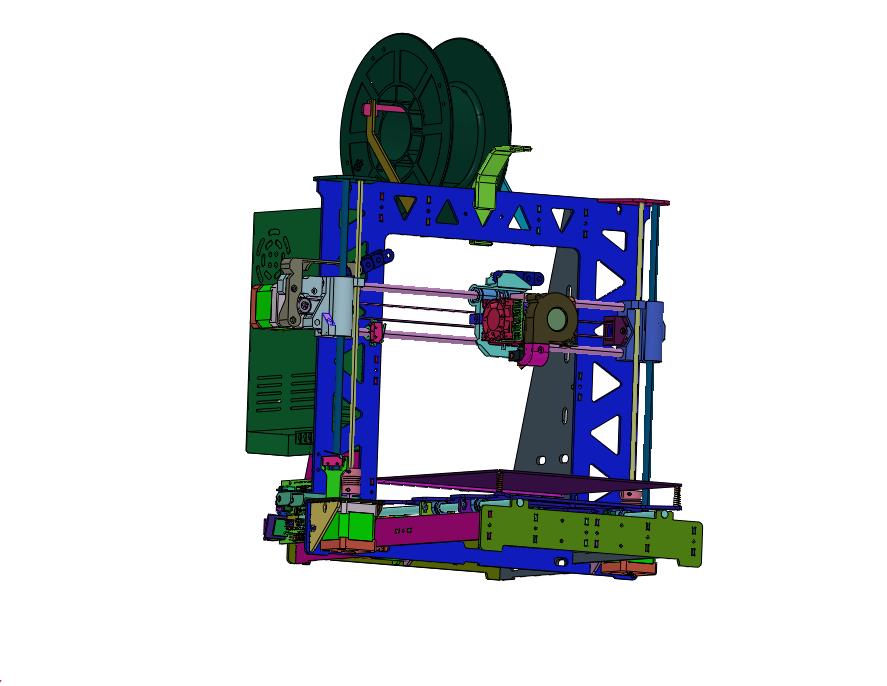 激光下料数控折弯外壳钣金3D打印机