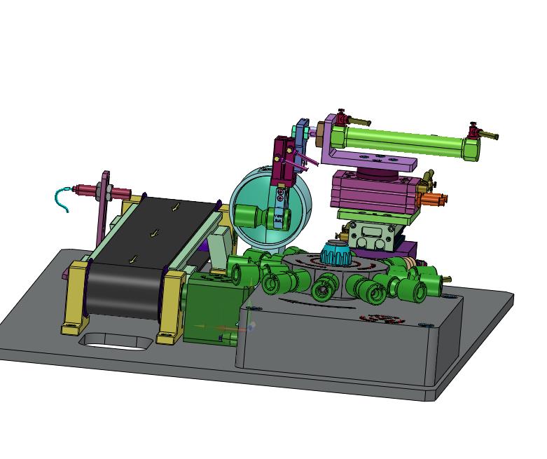 气路快接接头抓取检测密封合格设备