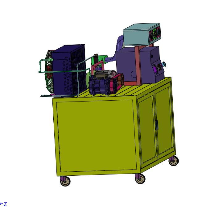 汽车散热器内部液体冷热循环测试台