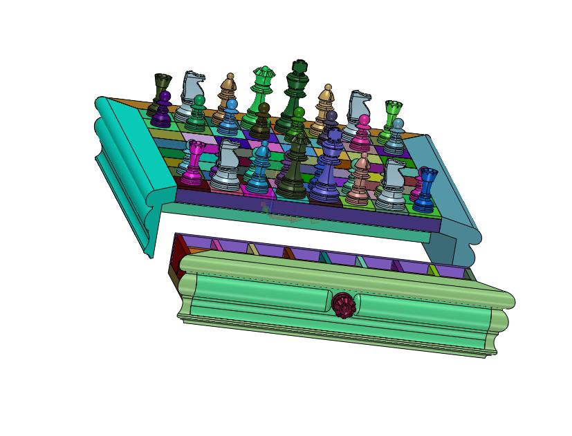 实木益智娱乐手工高档国际象棋
