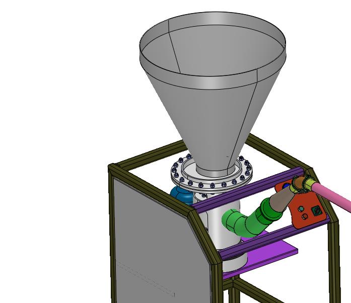 食物粉料挤出成型分切块状设备
