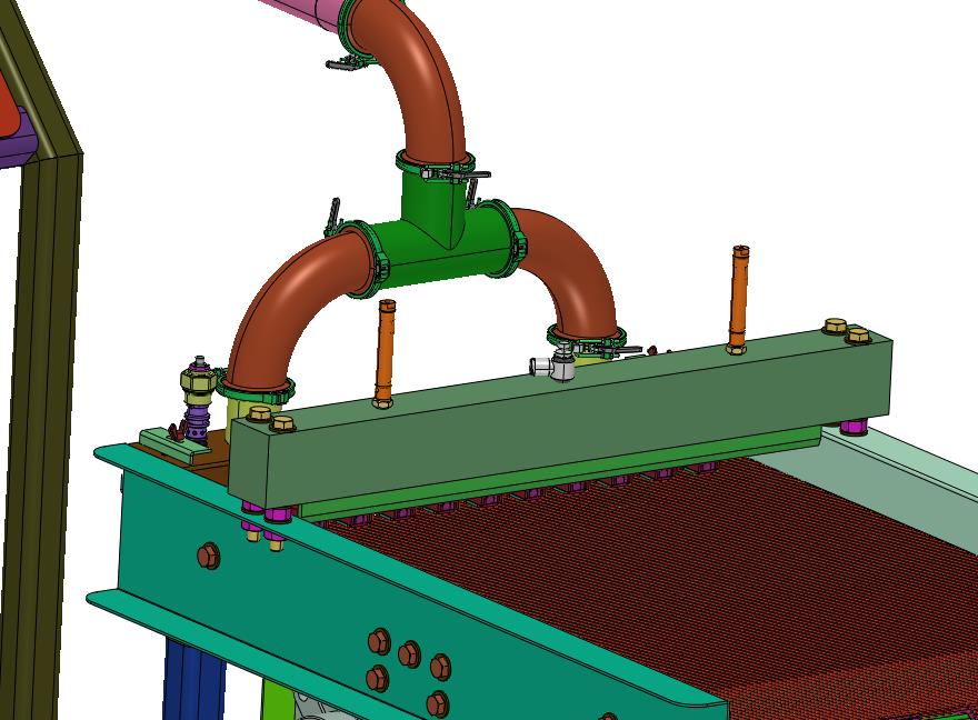 食物粉料挤出成型分切块状设备