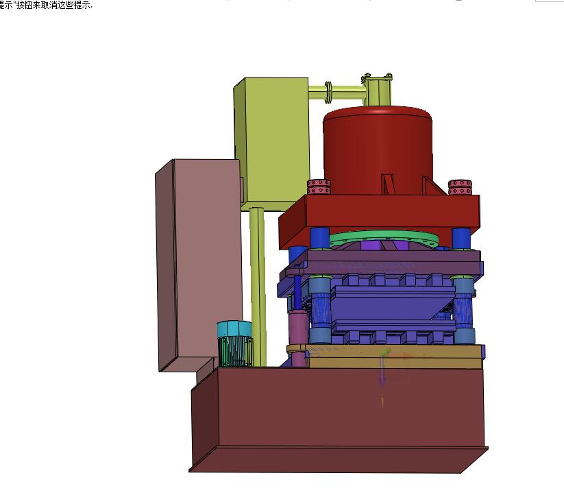 四柱按钮操作数控成型油压机