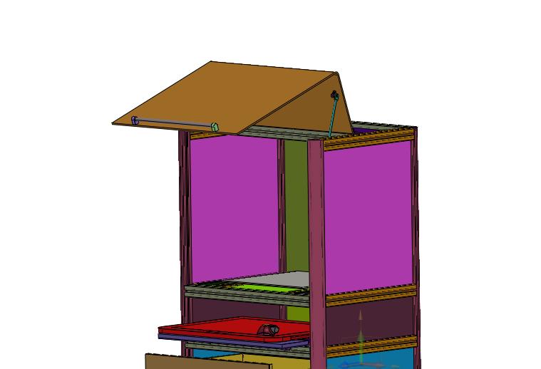小型加工数控机床控制操作柜子