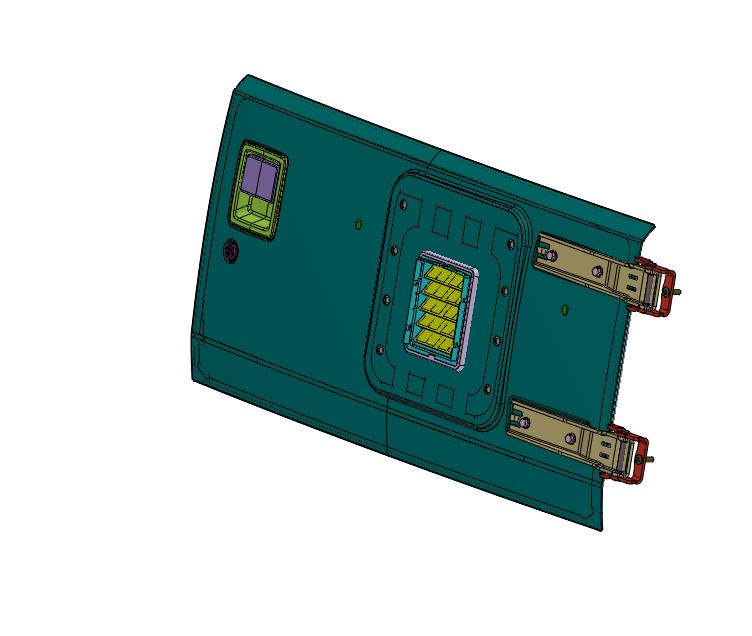 越野车侧开门后备箱