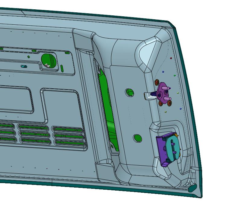 越野车侧开门后备箱