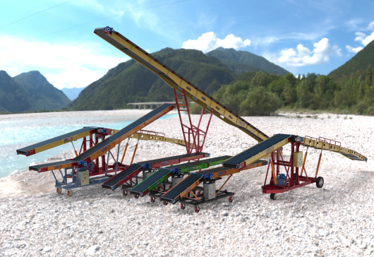 便携式装载卸载输送机