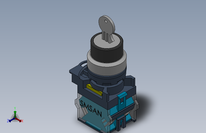 钥匙按钮开关的操作器[QG115-B5-11YS]