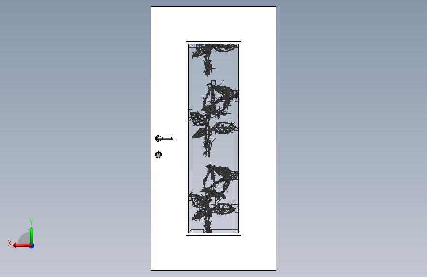 门_SOLIDWORKS 2021_模型图纸下载 – 懒石网