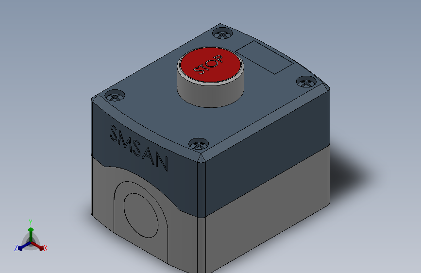 红色复位按钮盒[GOB-1A13-GW]