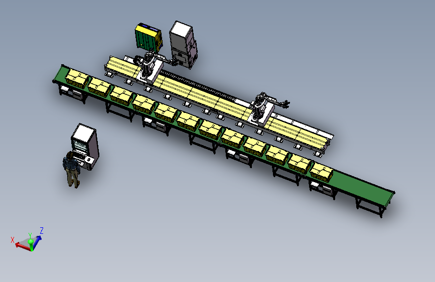 吸盘式移动取料机械手的编程调试模拟
