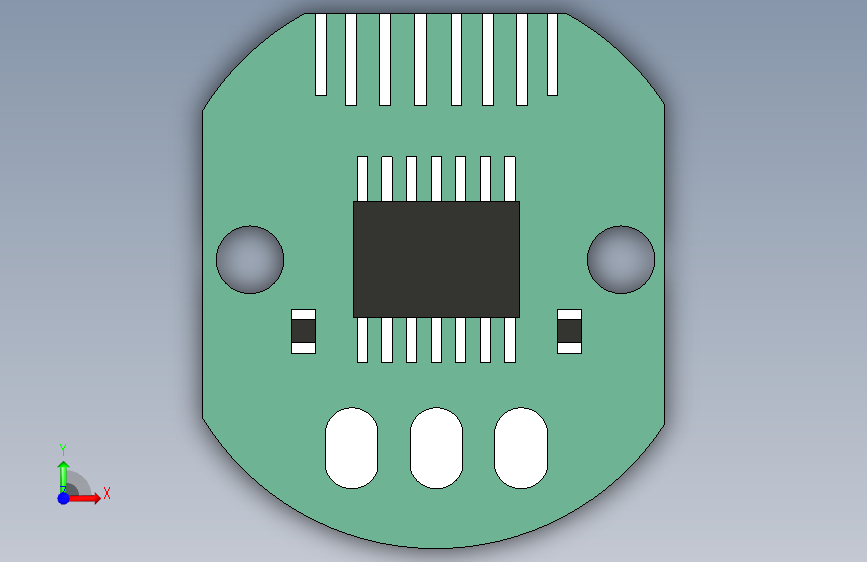 AS5048A 磁性编码器模块_STEP_模型图纸下载 – 懒石网