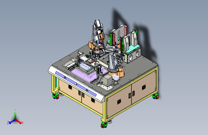 触摸板自动组装锁螺丝设备