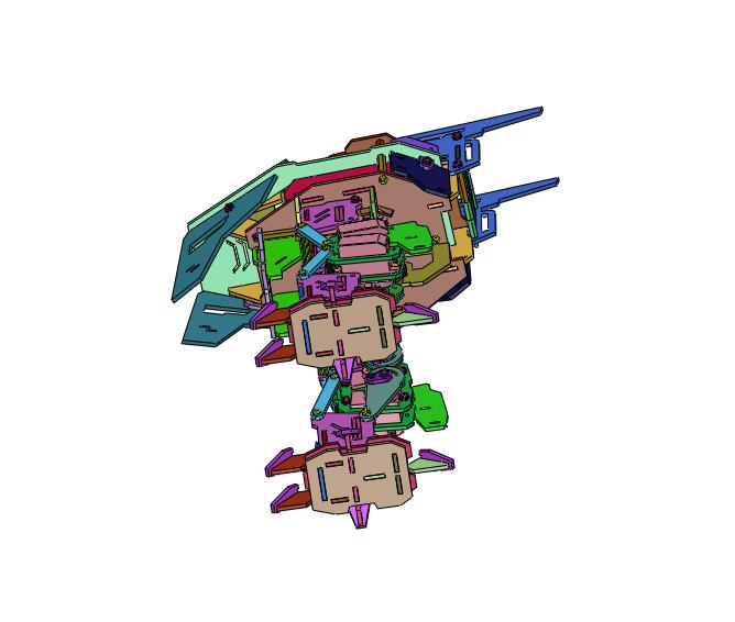 3d打印编程恐龙机器人