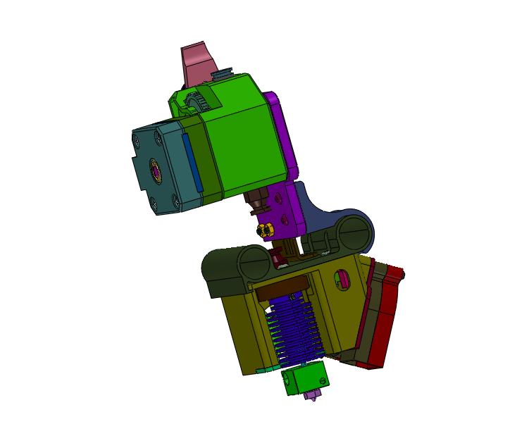 3D打印机挤出头热端套件带散热器