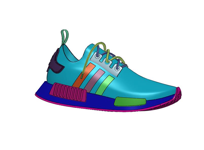 adidas专业运动跑鞋