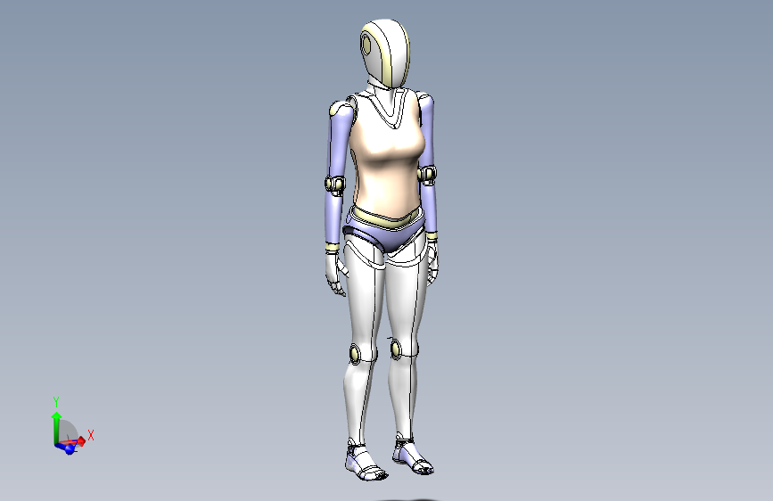 人模型_SOLIDWORKS 2018_模型图纸下载 – 懒石网