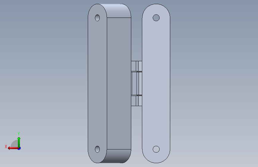 隐藏式门铰链_SOLIDWORKS 2013_模型图纸下载 – 懒石网