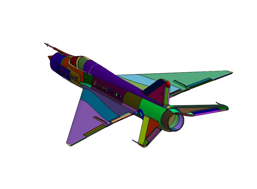 超音速喷气式第二代战斗机米格