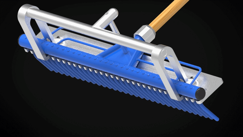 带分离装置扫帚