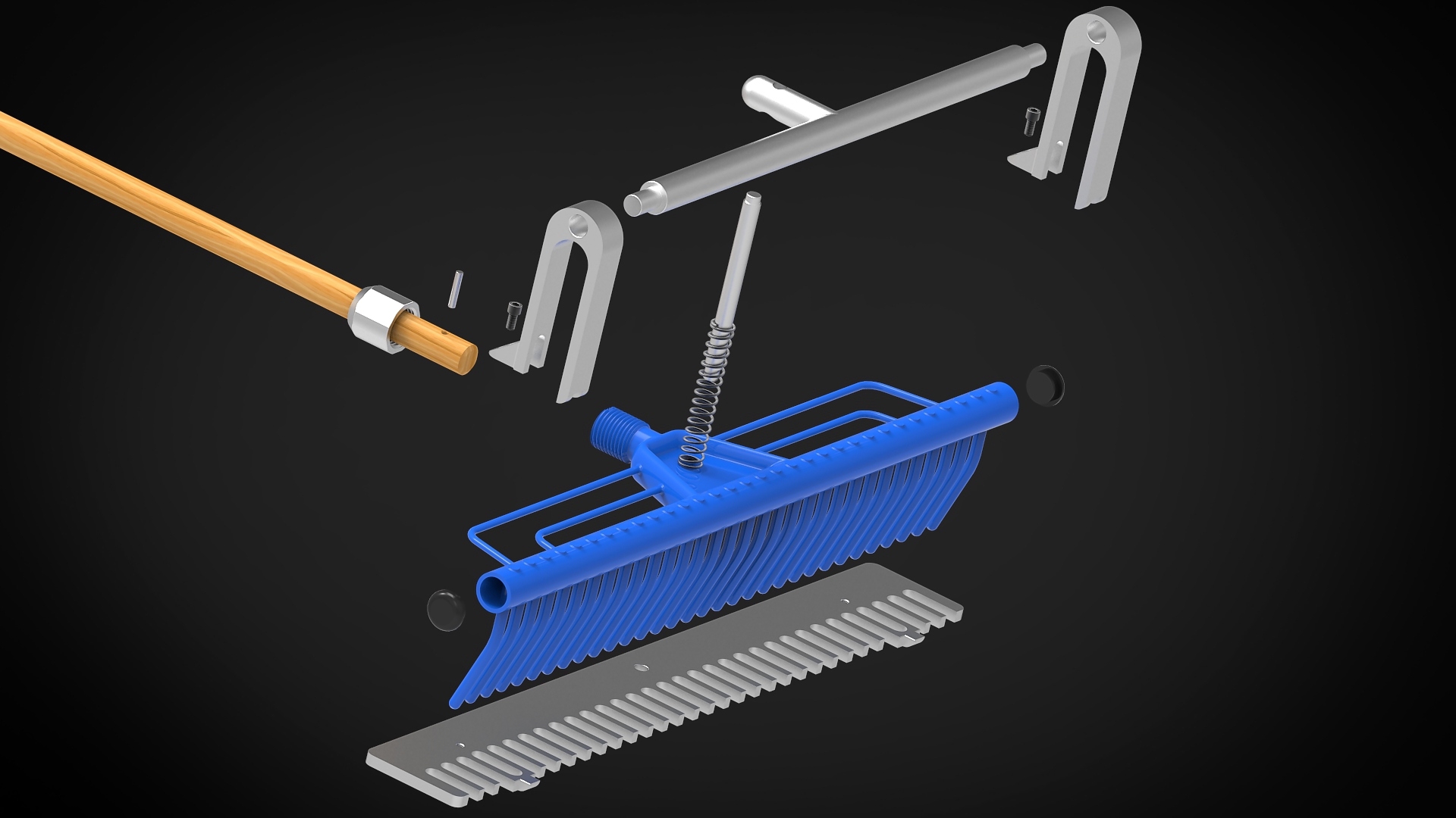 带分离装置扫帚