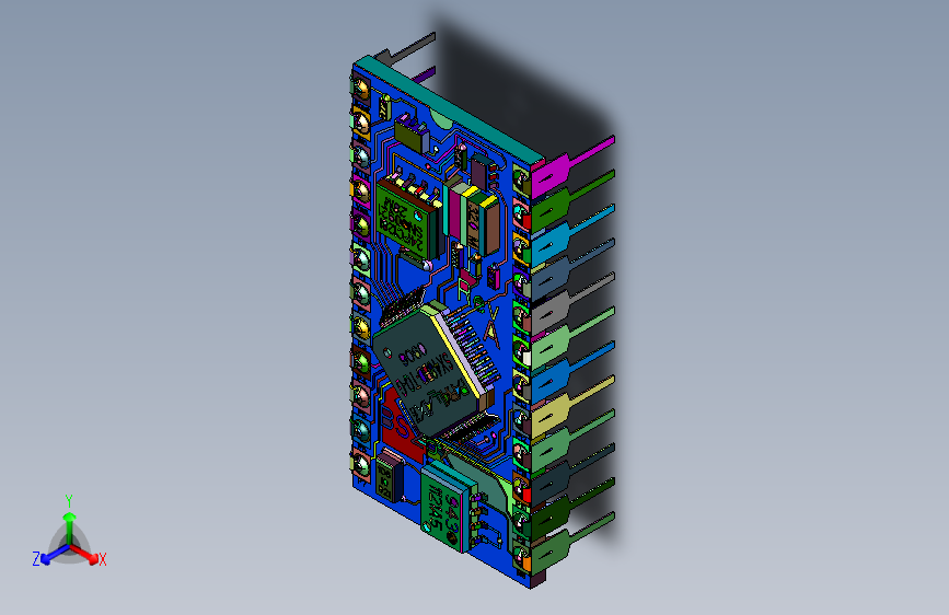 低级微控制器BASIC Stamp_STEP _模型图纸下载 – 懒石网