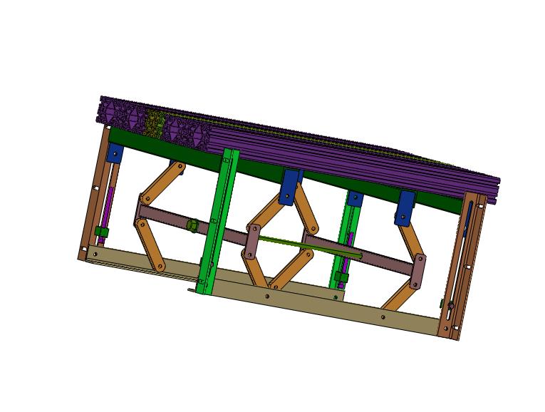 连杆调节铝合金装配桌