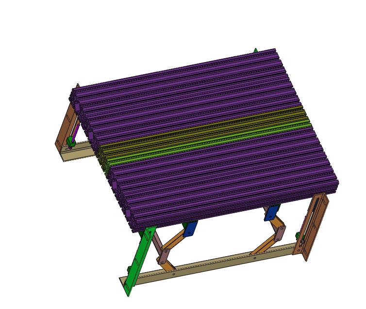 连杆调节铝合金装配桌