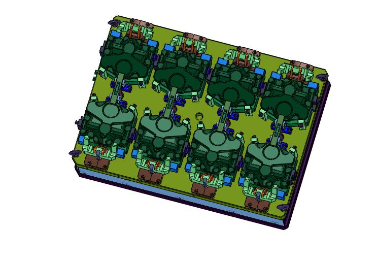 零点定位快速换型液压工装