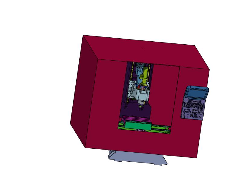 汽车铝制模具托盘龙门加工中心