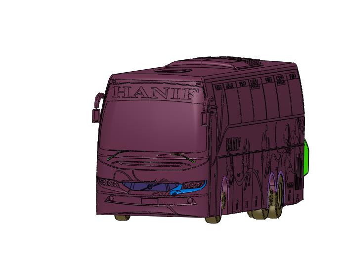 轻型底盘的大型公路客车