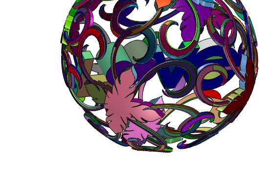 中式叶子主题挂件球耳饰