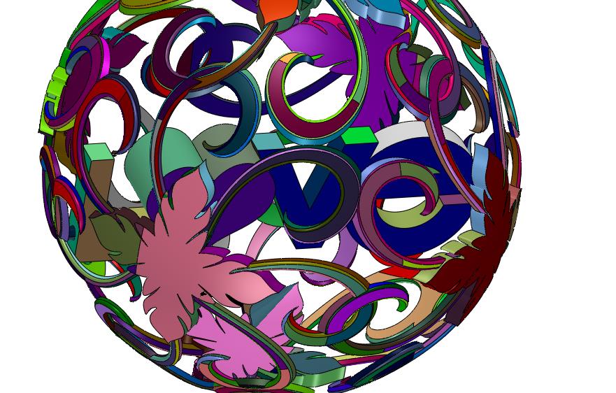 中式叶子主题挂件球耳饰