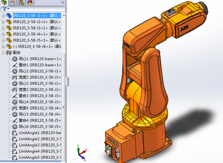ABB六轴机器人 IRB120-3-580