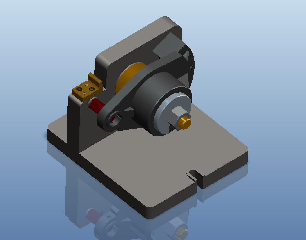 TF060八色印花机行星轮支架铣夹具(CAD图+Proe三维)