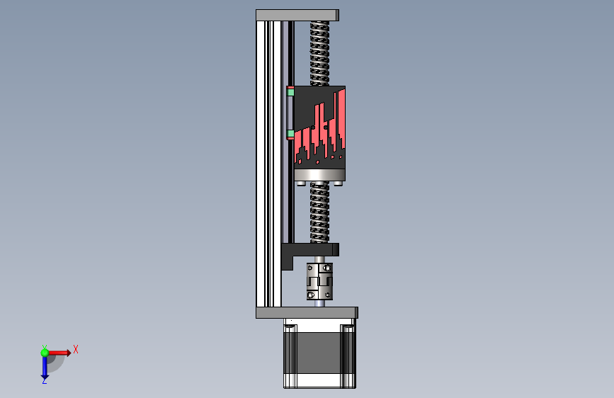 富宇FSK40直线导轨_SOLIDWORKS 2021_模型图纸下载 – 懒石网