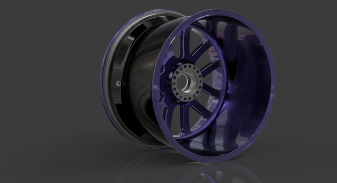 LMP1 轮辋 18x12 英寸 - V16（后轮）