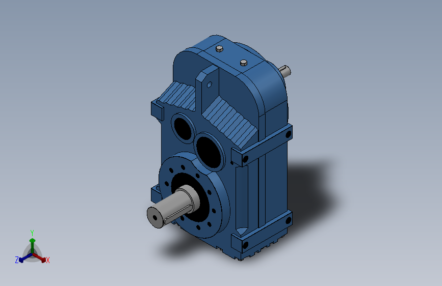 F-AD轴输入型平行轴-斜齿轮减速电机[F157-AD7-27.60-M3]