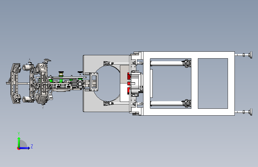 一种大型夹爪 Solidworks 2022 模型图纸下载 – 懒石网