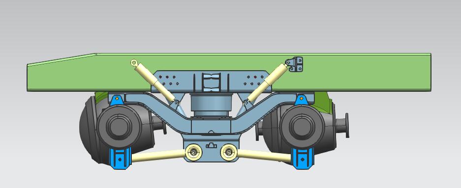 卡车后悬挂V推设计