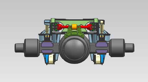 卡车后悬挂V推设计