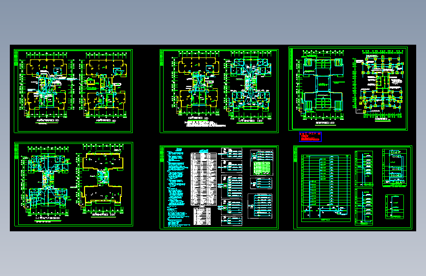 17层高层住宅电气全套图纸