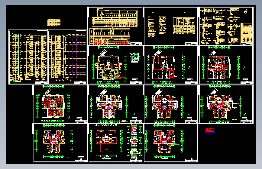 18层住宅电气施工图