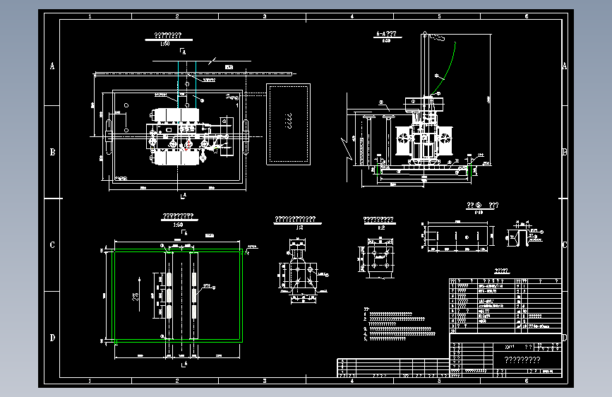 SF9-63000-110变压器安装图.dwg