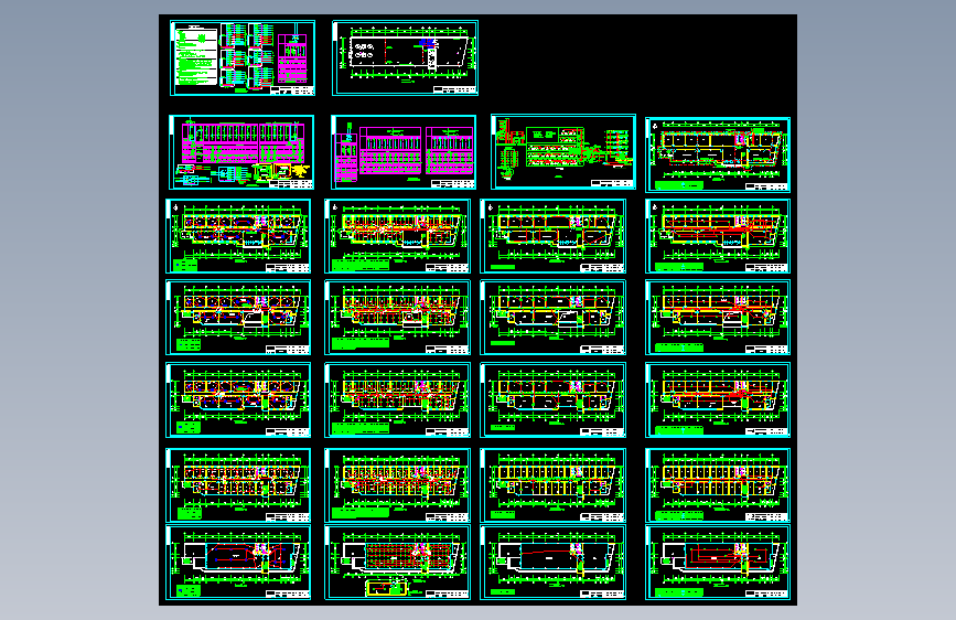 办公楼全套电气图