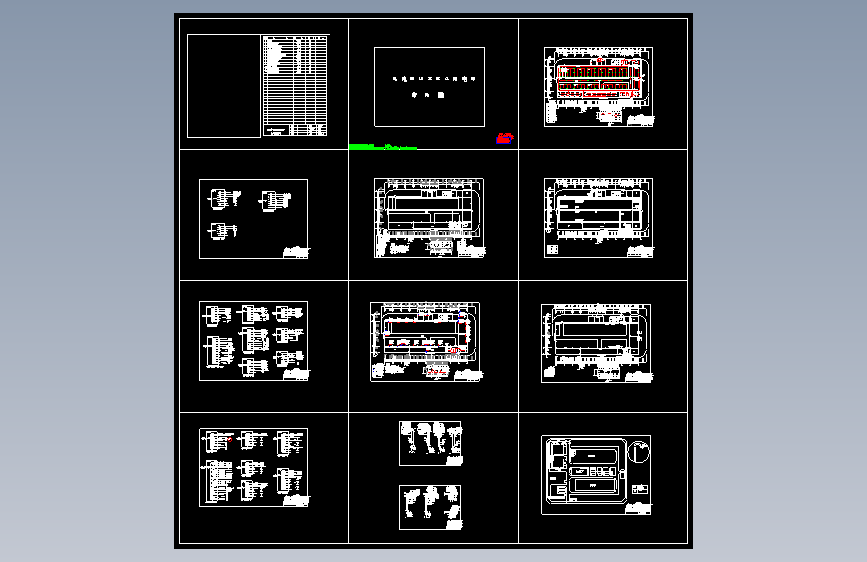 部品工厂电气施工图9-25