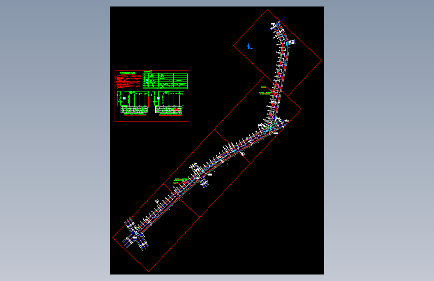 东京五道路照明平面图及系统图