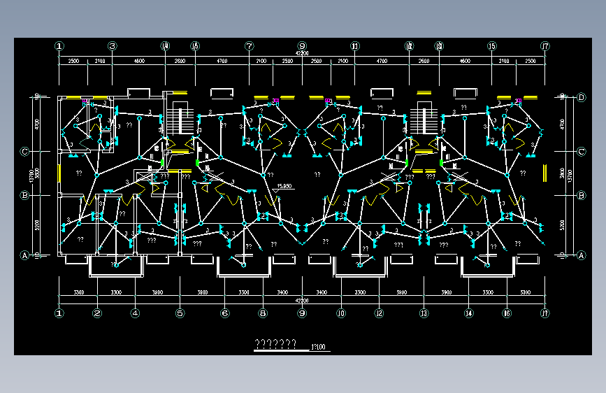 多层住宅电气设计图纸