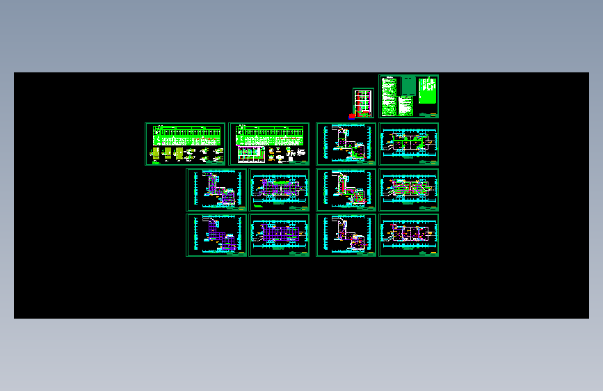 二类地下人防车库电气全套